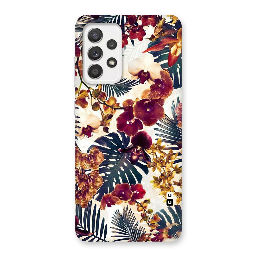 Vintage Rustic Flowers Back Case for Galaxy A52