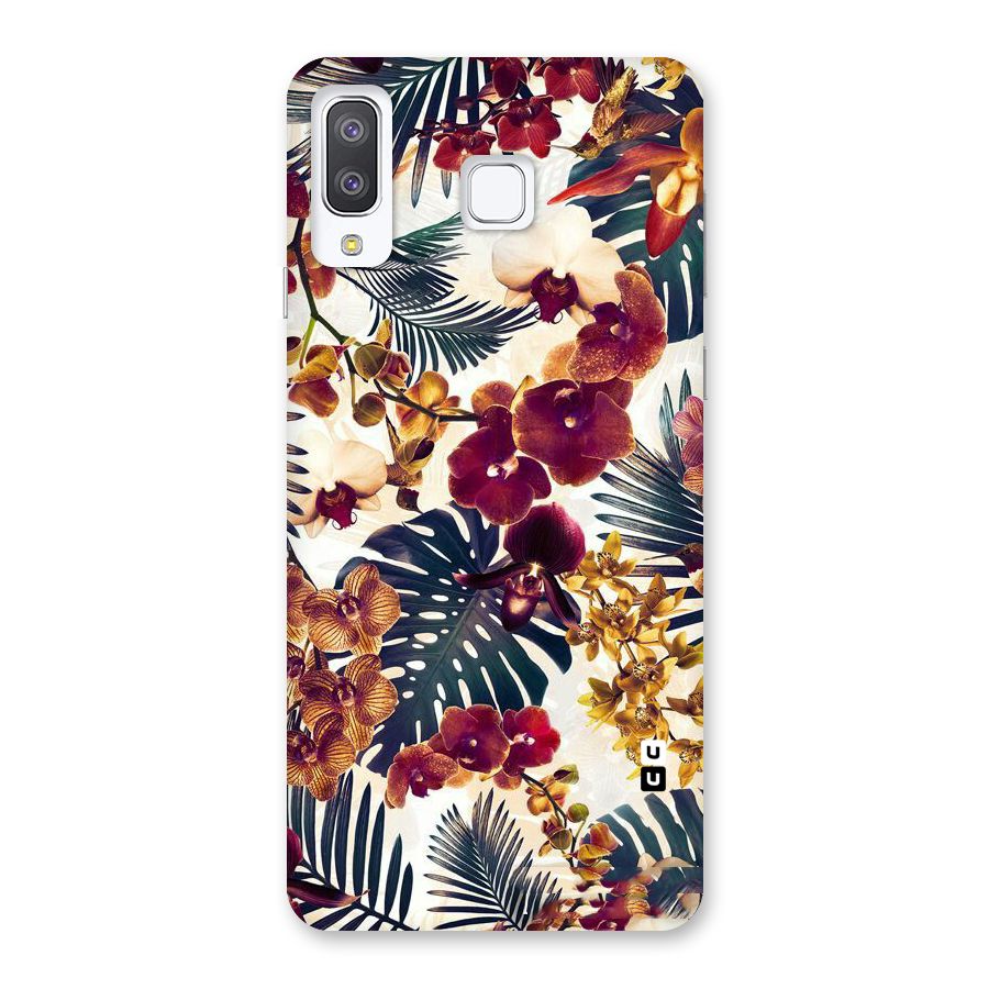 Vintage Rustic Flowers Back Case for Galaxy A8 Star