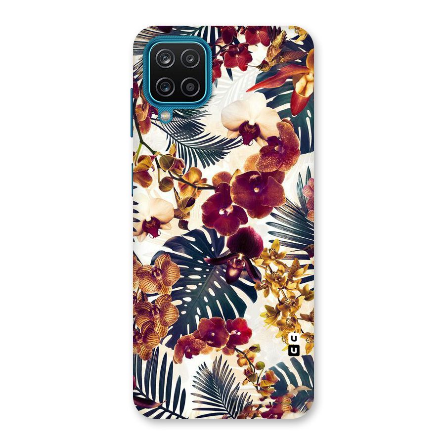 Vintage Rustic Flowers Back Case for Galaxy F12