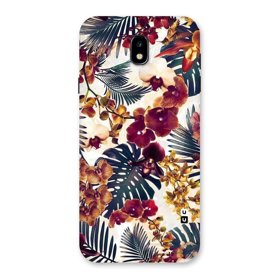 Vintage Rustic Flowers Back Case for Galaxy J7 Pro