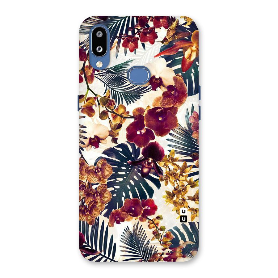 Vintage Rustic Flowers Back Case for Galaxy M01s