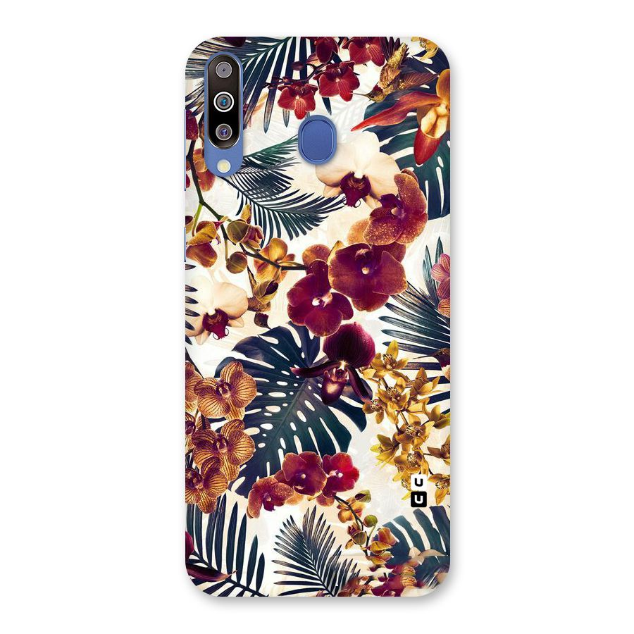 Vintage Rustic Flowers Back Case for Galaxy M30