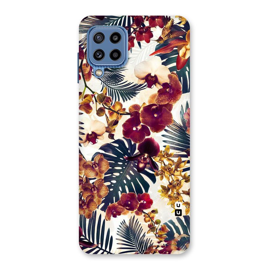 Vintage Rustic Flowers Back Case for Galaxy M32