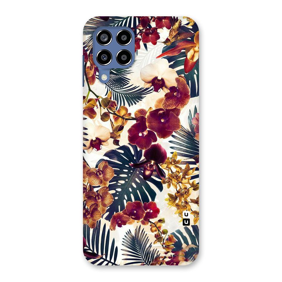 Vintage Rustic Flowers Back Case for Galaxy M53 5G