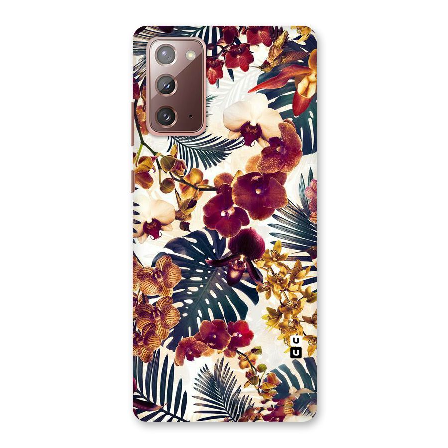 Vintage Rustic Flowers Back Case for Galaxy Note 20