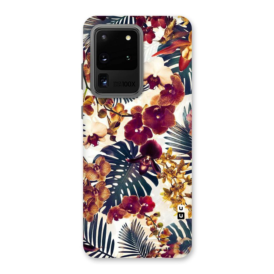 Vintage Rustic Flowers Back Case for Galaxy S20 Ultra