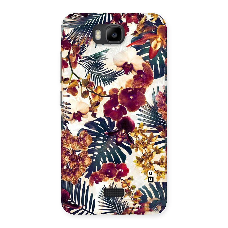 Vintage Rustic Flowers Back Case for Honor Bee