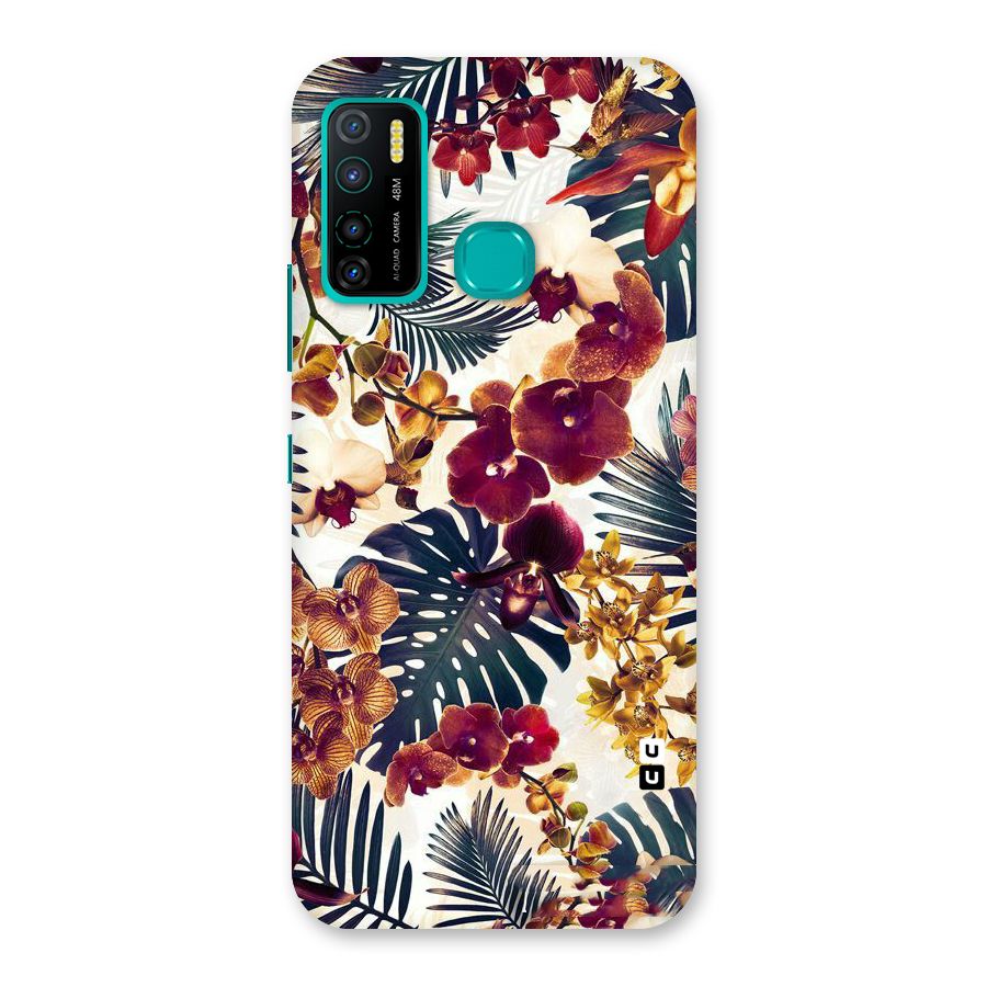 Vintage Rustic Flowers Back Case for Infinix Hot 9 Pro
