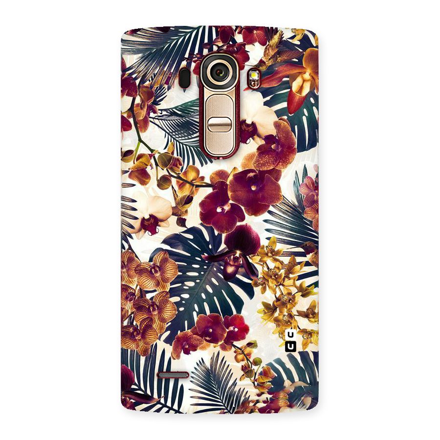 Vintage Rustic Flowers Back Case for LG G4