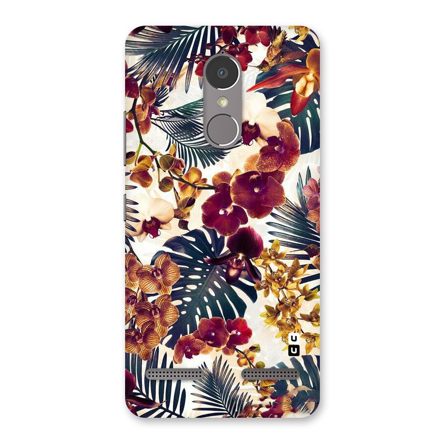 Vintage Rustic Flowers Back Case for Lenovo K6