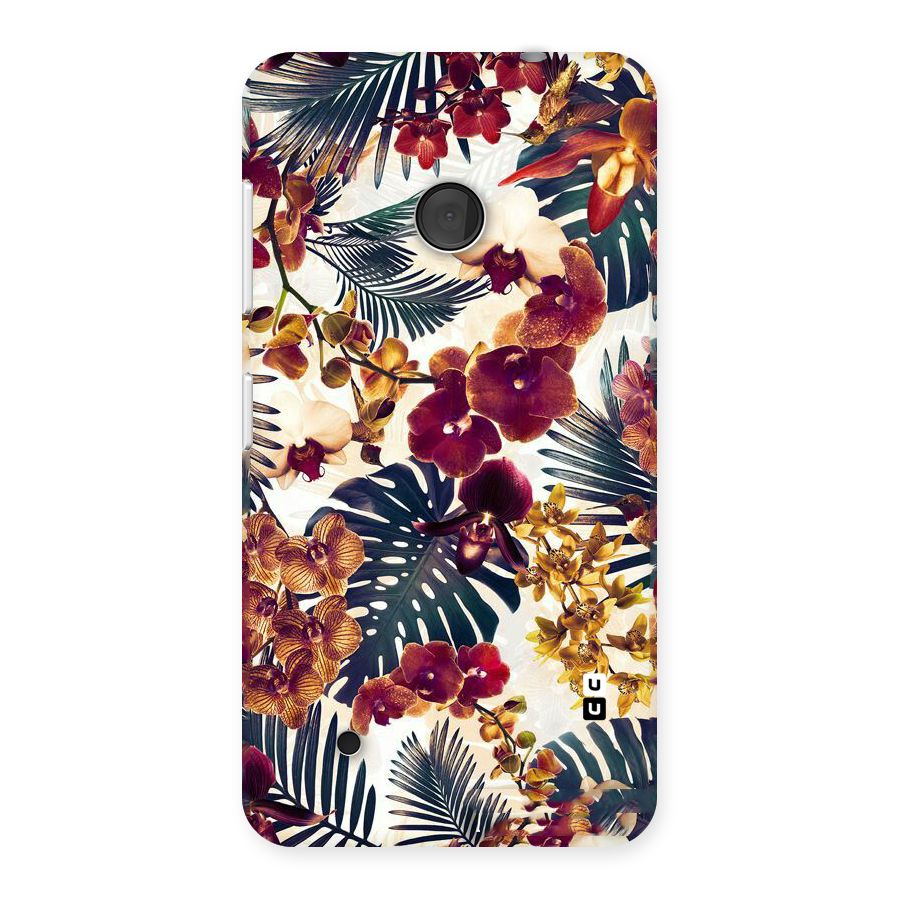 Vintage Rustic Flowers Back Case for Lumia 530
