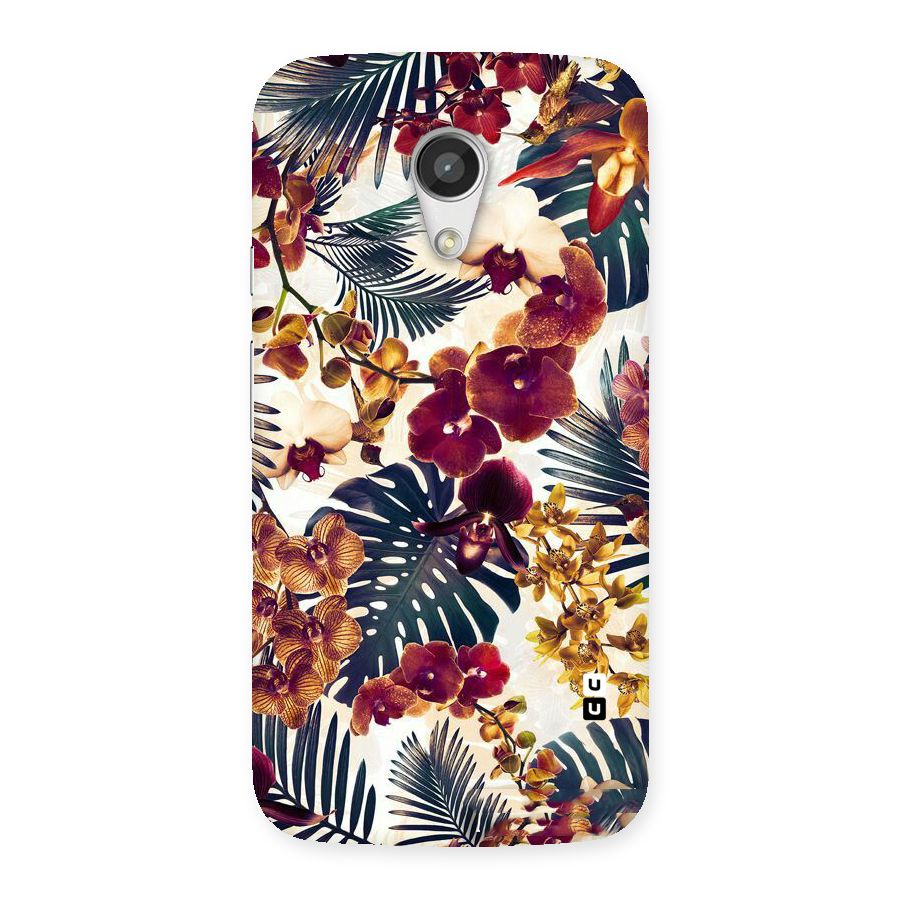 Vintage Rustic Flowers Back Case for Moto G 2nd Gen