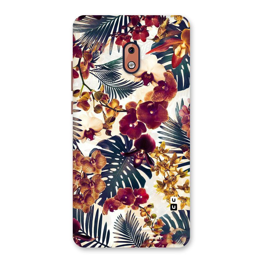 Vintage Rustic Flowers Back Case for Nokia 2.1