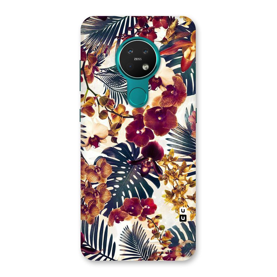 Vintage Rustic Flowers Back Case for Nokia 7.2