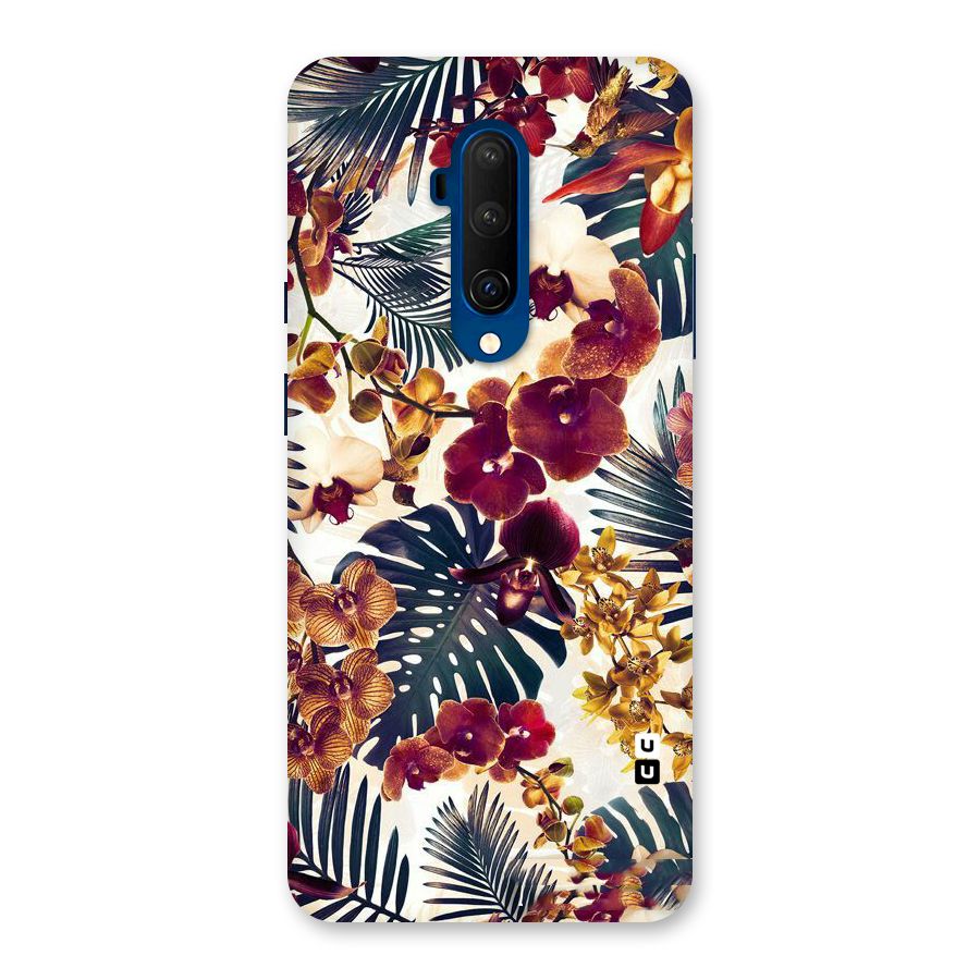 Vintage Rustic Flowers Back Case for OnePlus 7T Pro