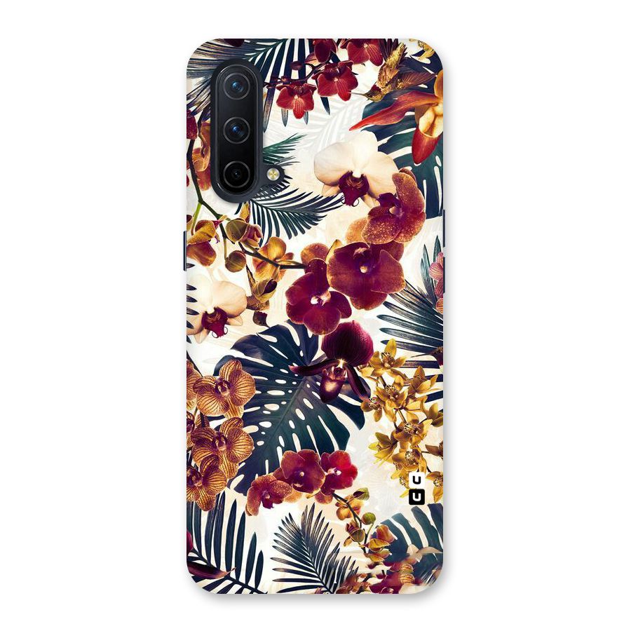 Vintage Rustic Flowers Back Case for OnePlus Nord CE 5G