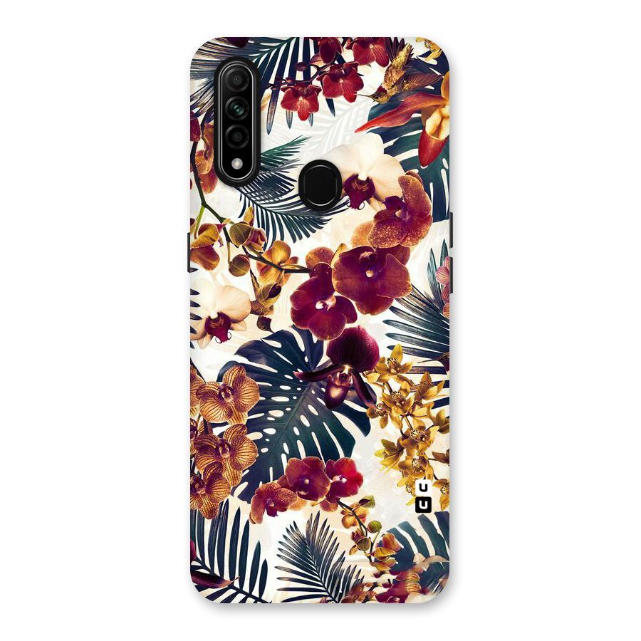 Vintage Rustic Flowers Back Case for Oppo A31