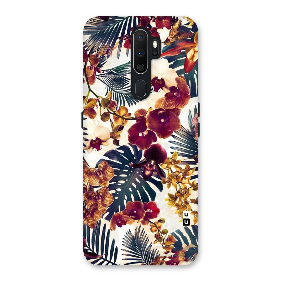 Vintage Rustic Flowers Back Case for Oppo A5 (2020)