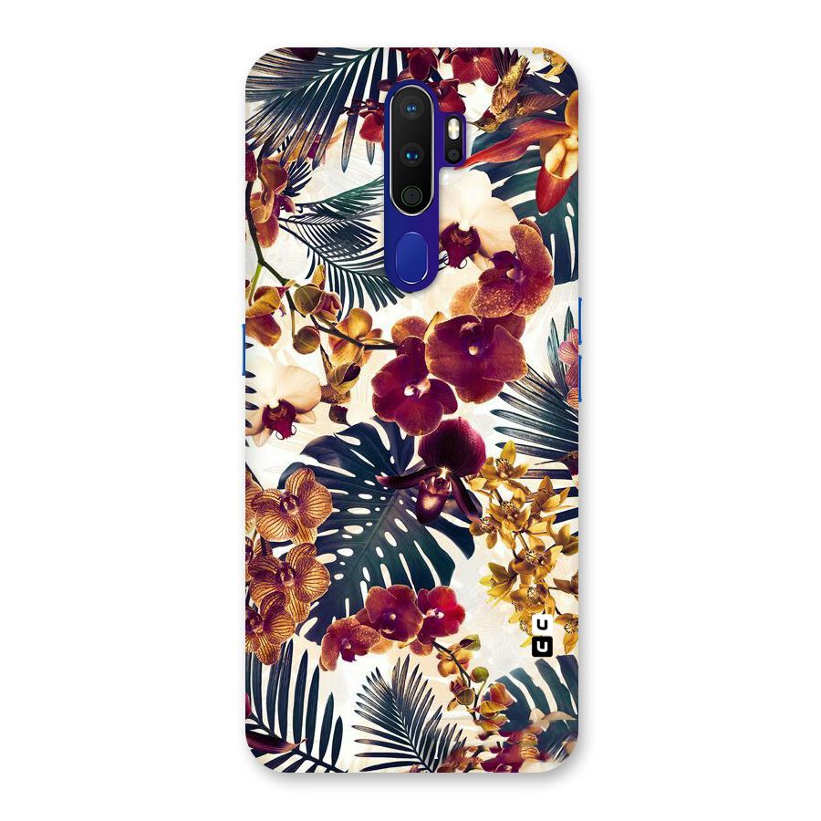 Vintage Rustic Flowers Back Case for Oppo A9 (2020)