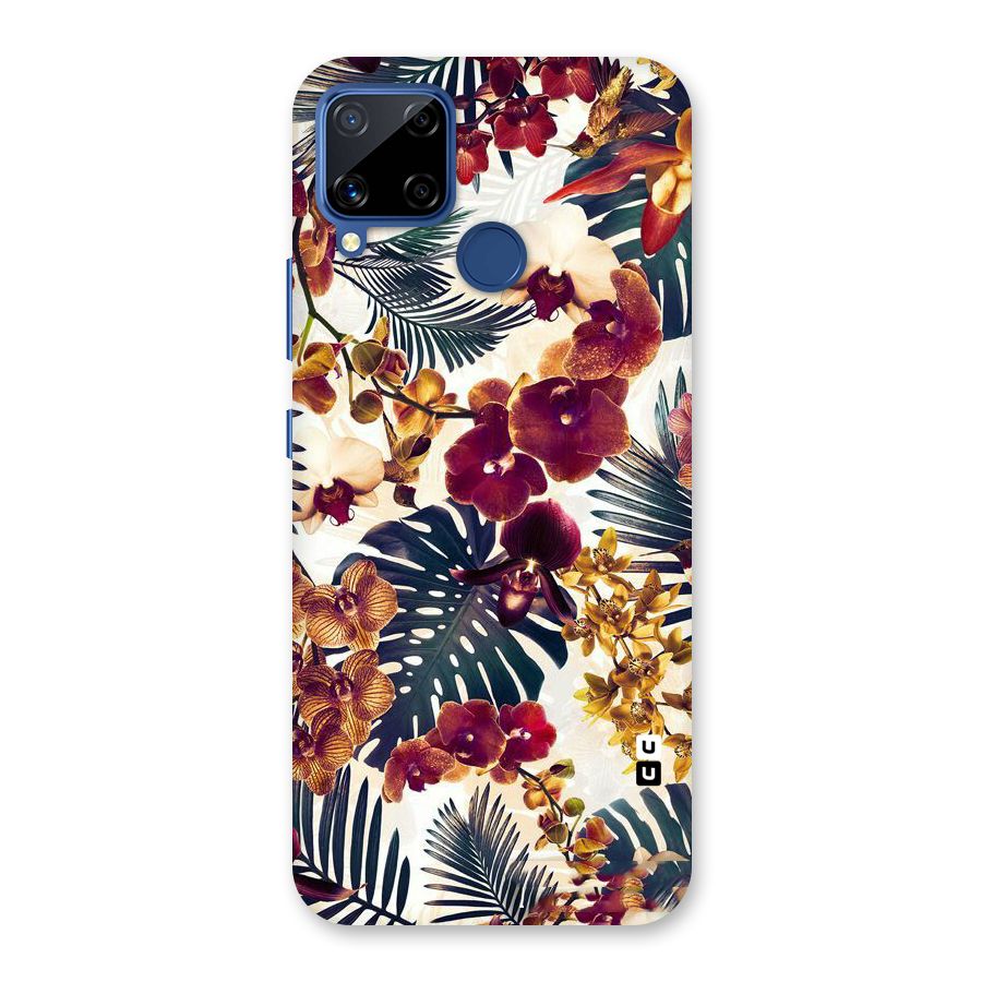 Vintage Rustic Flowers Back Case for Realme C12
