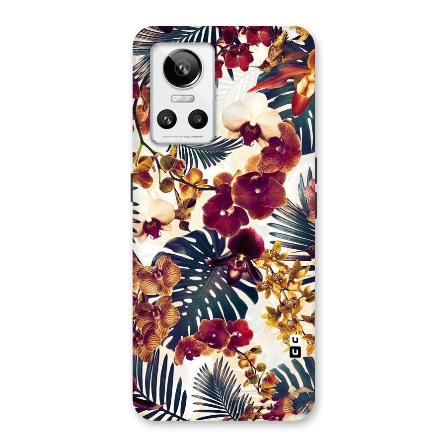 Vintage Rustic Flowers Back Case for Realme GT Neo 3