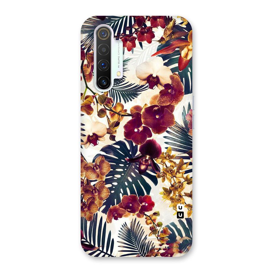 Vintage Rustic Flowers Back Case for Realme X3
