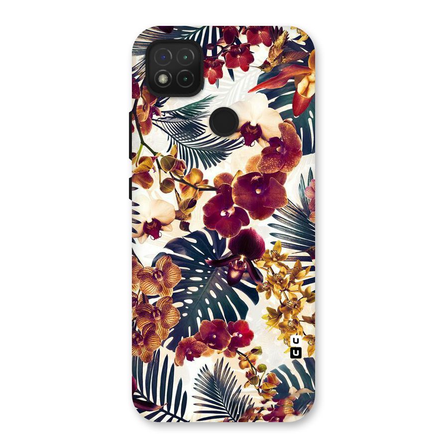 Vintage Rustic Flowers Back Case for Redmi 9