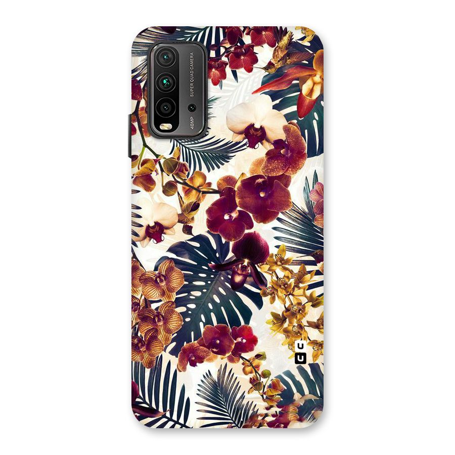 Vintage Rustic Flowers Back Case for Redmi 9 Power