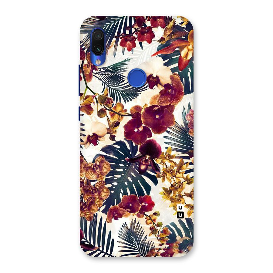 Vintage Rustic Flowers Back Case for Redmi Note 7S