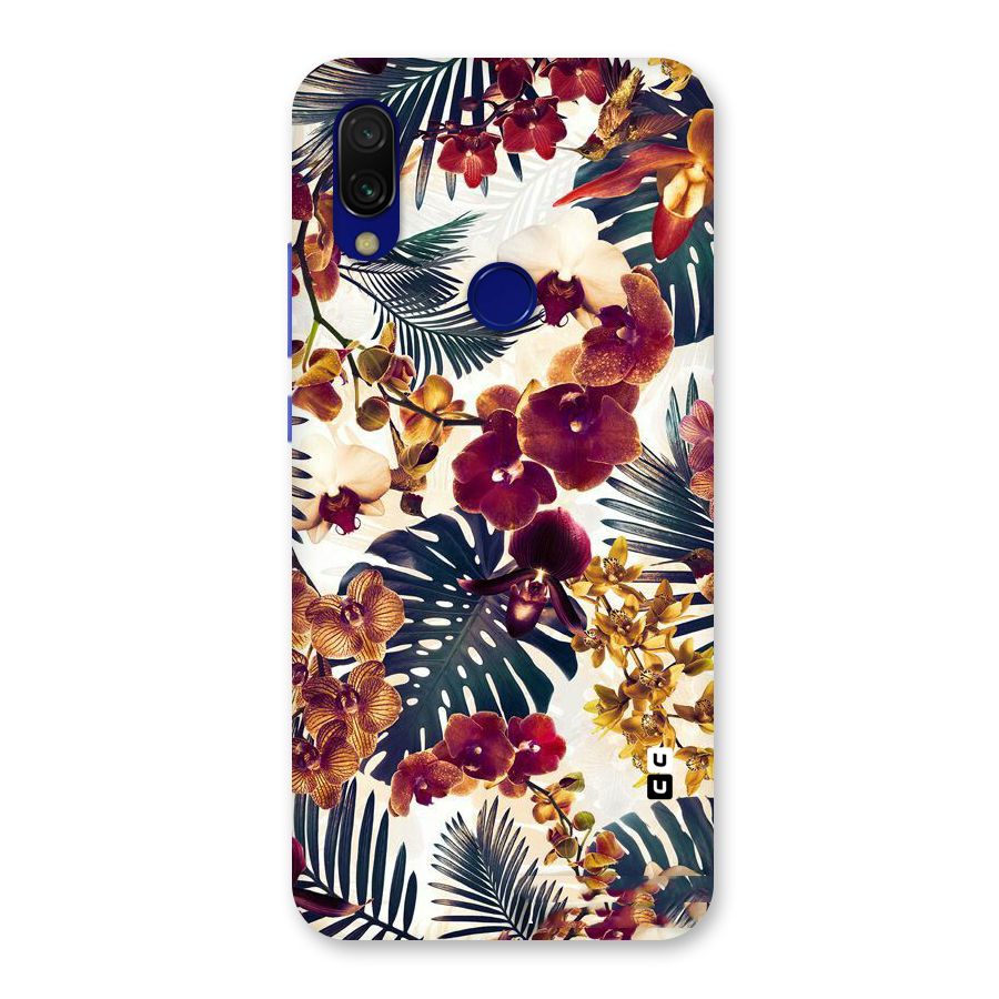 Vintage Rustic Flowers Back Case for Redmi Y3