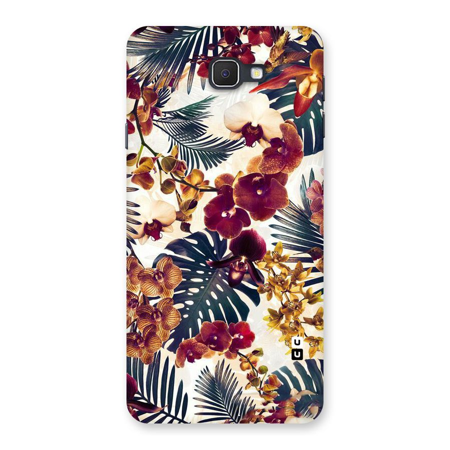 Vintage Rustic Flowers Back Case for Samsung Galaxy J7 Prime