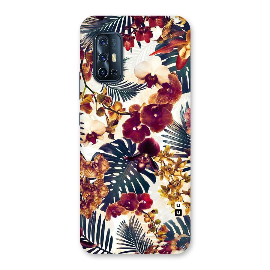 Vintage Rustic Flowers Back Case for Vivo V17