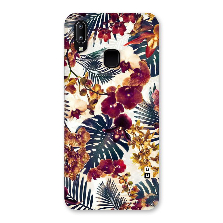 Vintage Rustic Flowers Back Case for Vivo Y95