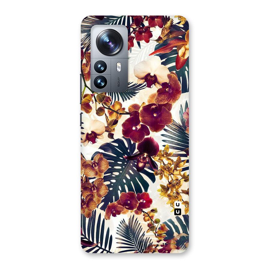 Vintage Rustic Flowers Back Case for Xiaomi 12 Pro