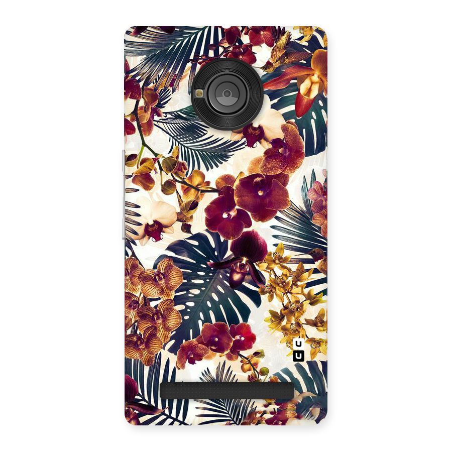 Vintage Rustic Flowers Back Case for Yu Yunique