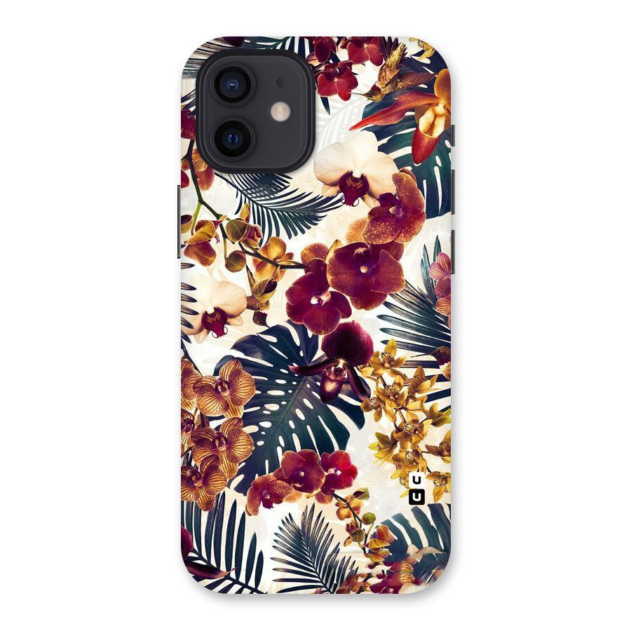 Vintage Rustic Flowers Back Case for iPhone 12