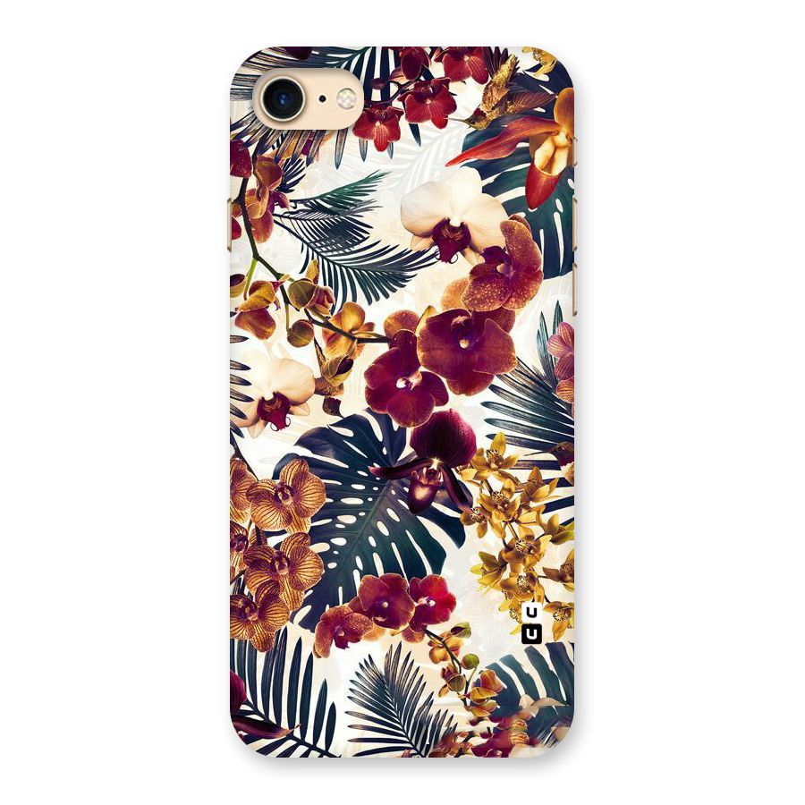 Vintage Rustic Flowers Back Case for iPhone 7