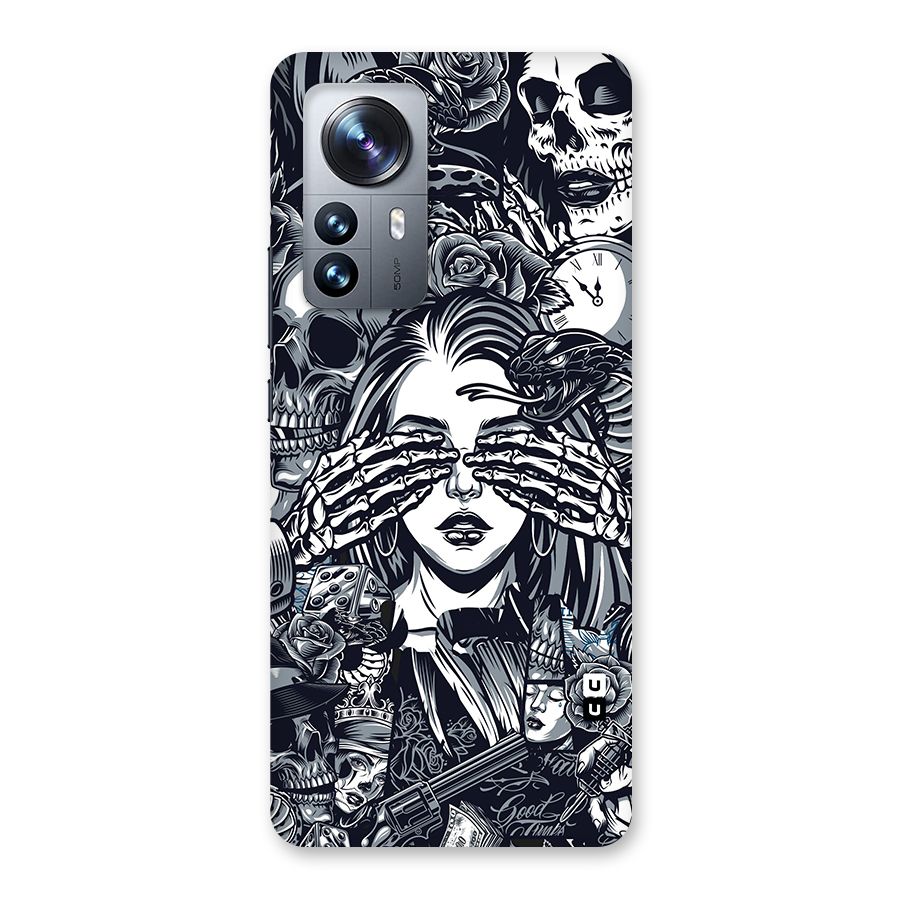 Vintage Skulls and Girl Style Back Case for Xiaomi 12 Pro