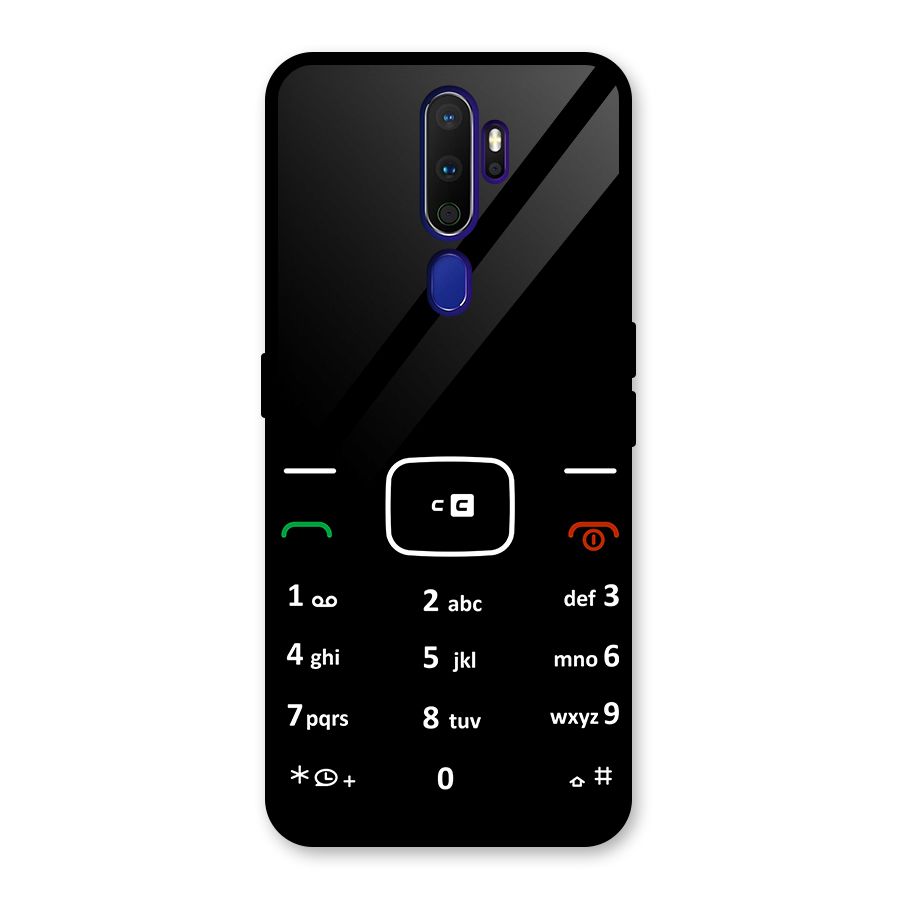 Vintage Smart Phone Glass Back Case for Oppo A9 (2020)