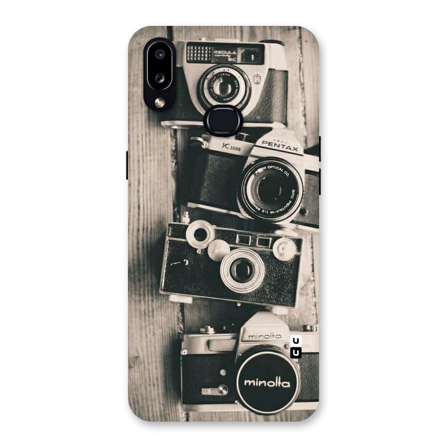 Vintage Style Shutter Back Case for Galaxy A10s