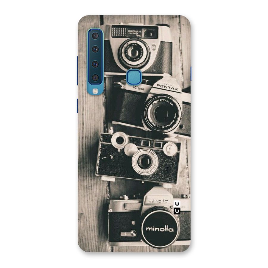 Vintage Style Shutter Back Case for Galaxy A9 (2018)
