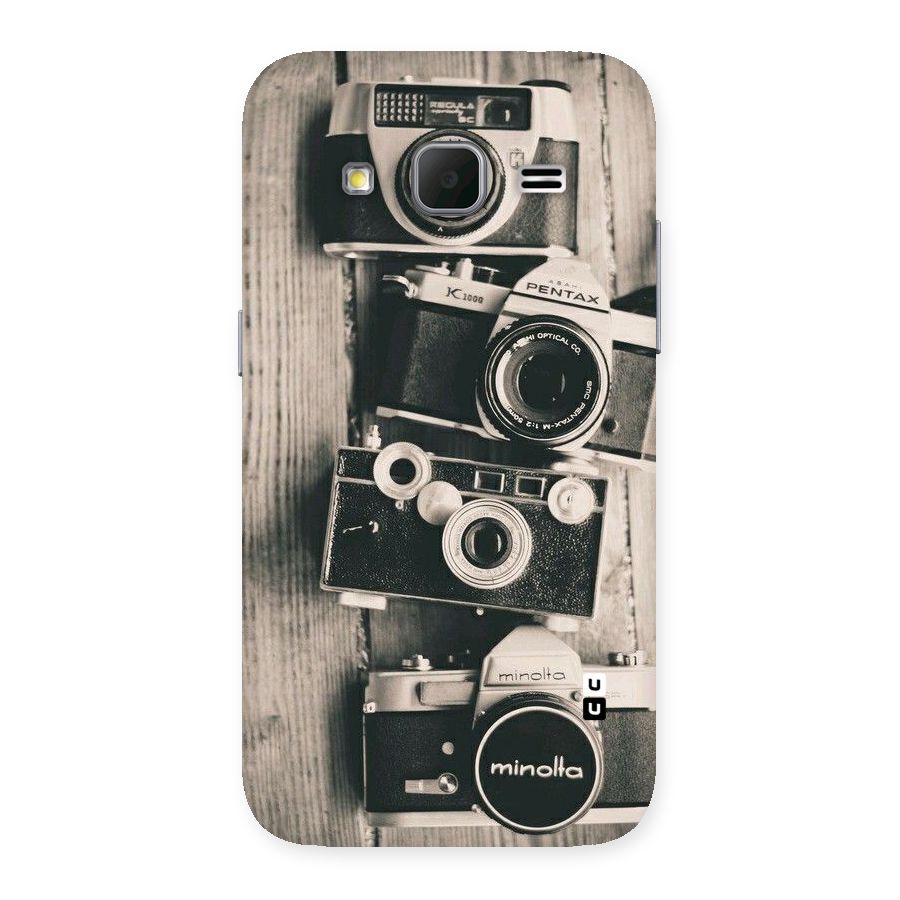 Vintage Style Shutter Back Case for Galaxy Core Prime