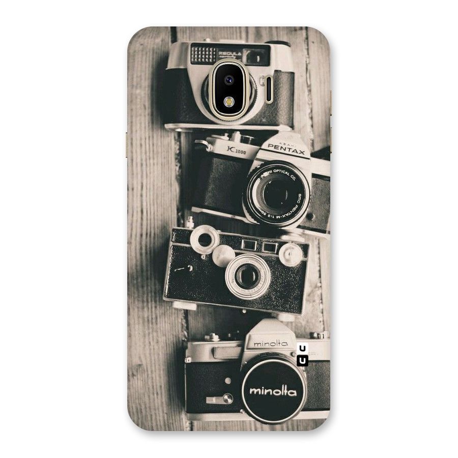 Vintage Style Shutter Back Case for Galaxy J4