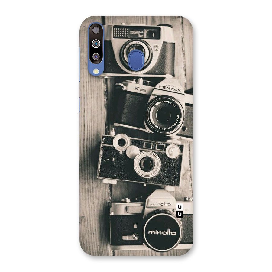 Vintage Style Shutter Back Case for Galaxy M30
