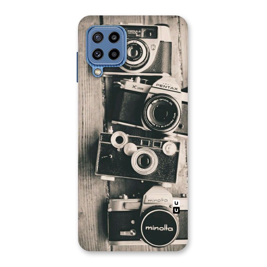 Vintage Style Shutter Back Case for Galaxy M32