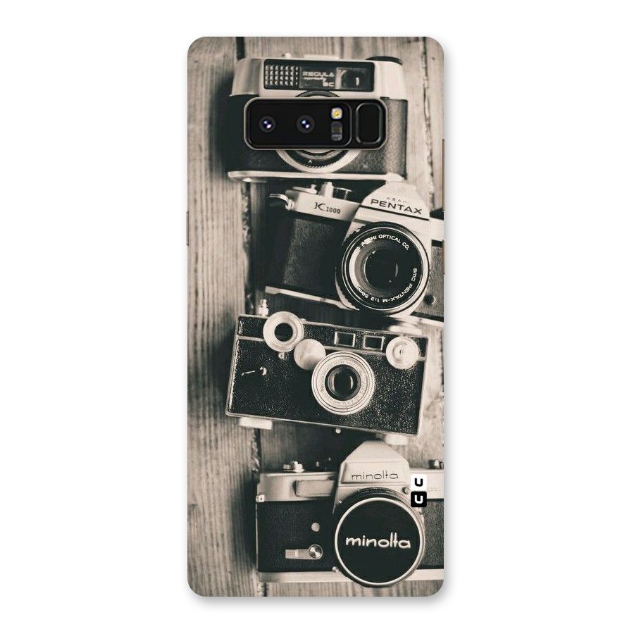 Vintage Style Shutter Back Case for Galaxy Note 8