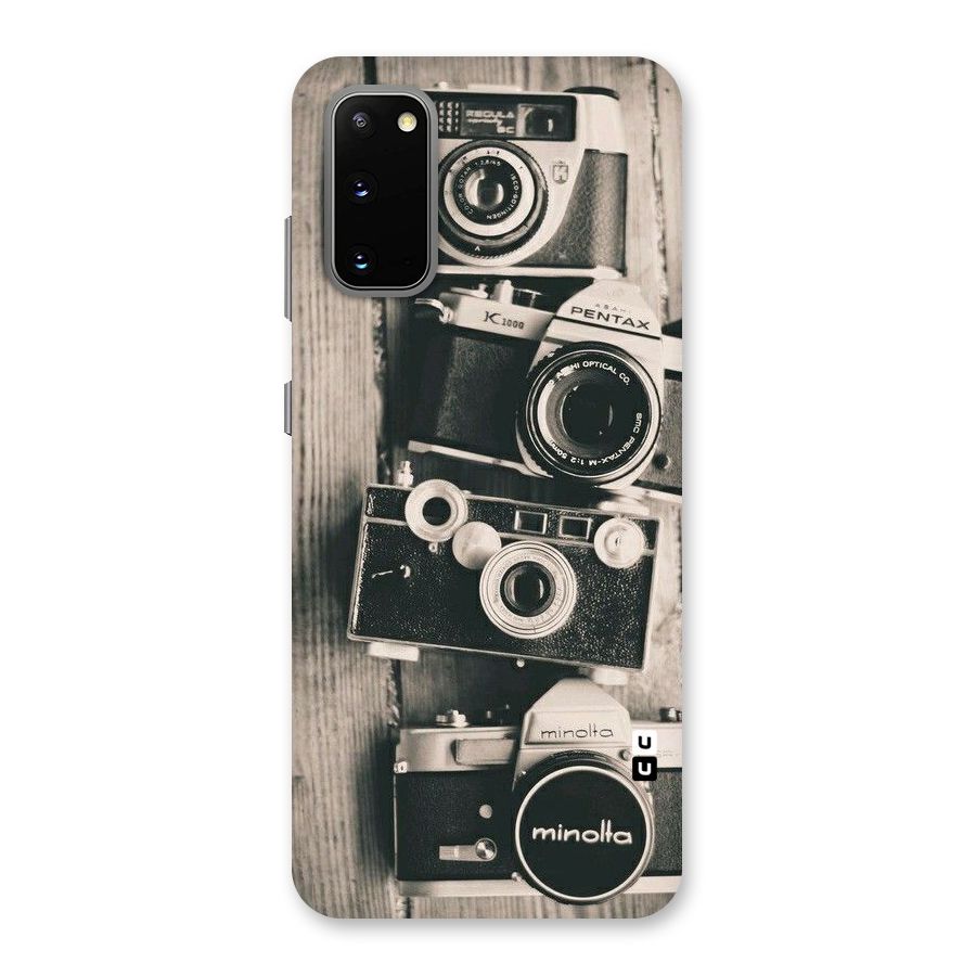 Vintage Style Shutter Back Case for Galaxy S20