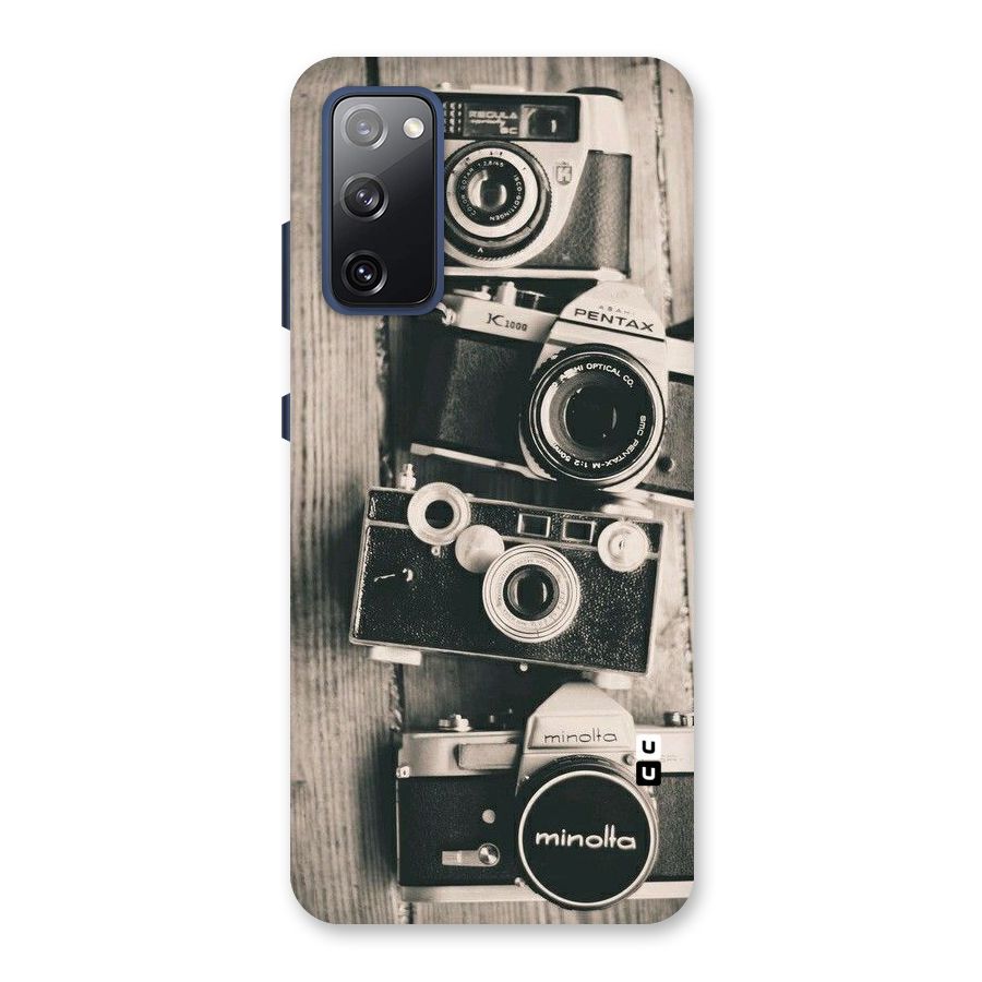 Vintage Style Shutter Back Case for Galaxy S20 FE