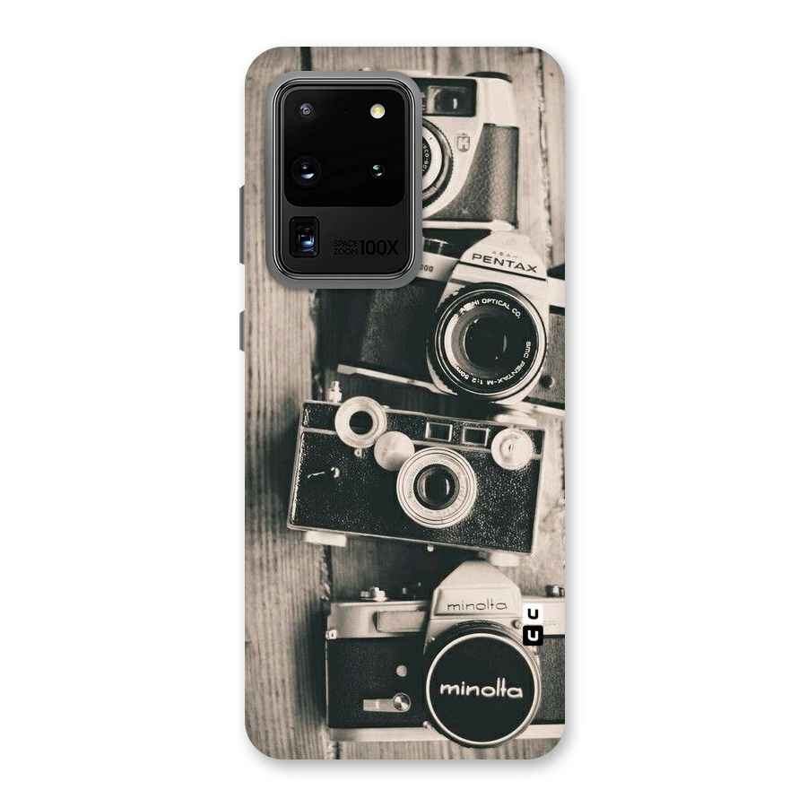 Vintage Style Shutter Back Case for Galaxy S20 Ultra
