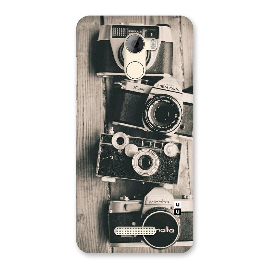 Vintage Style Shutter Back Case for Gionee A1 LIte